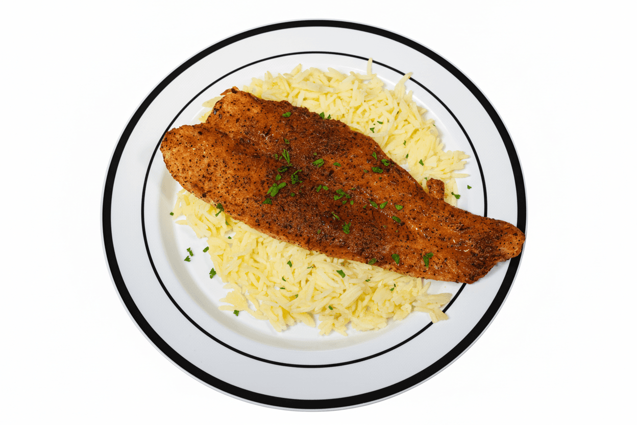 Swai White fish & Rice