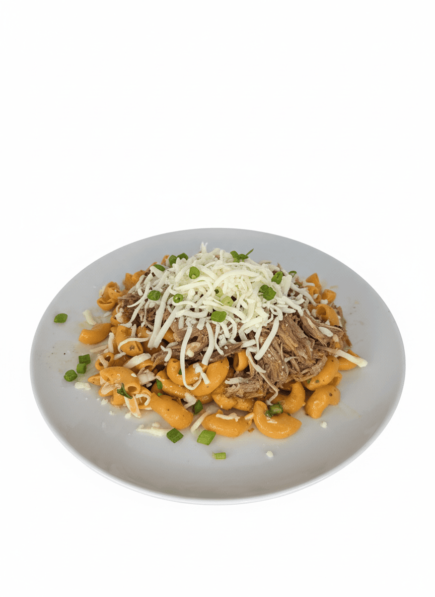 Pulled Pork Mac N Cheese