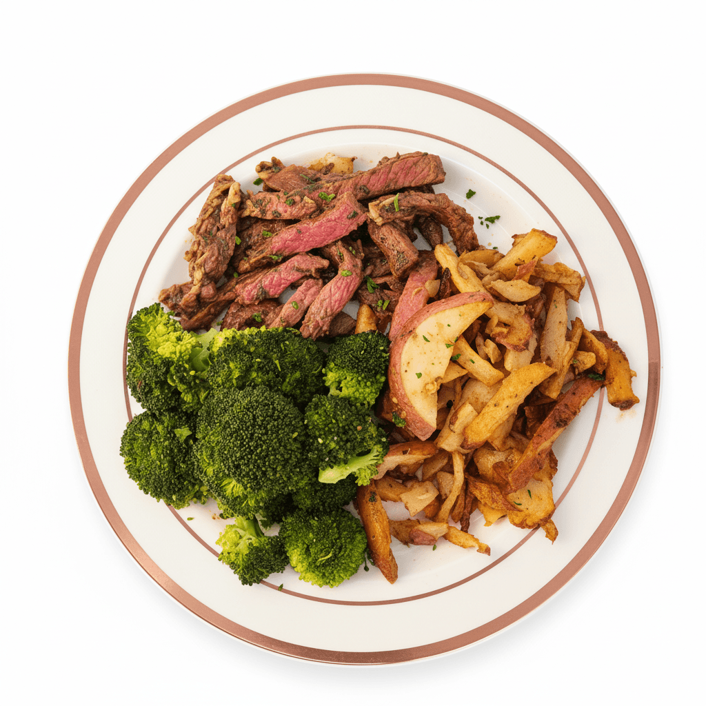 Steak and potatoe's